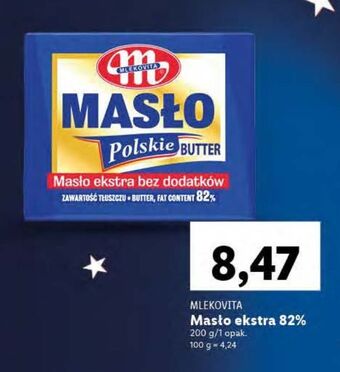 Lidl Masło ekstra mlekovita polskie oferta