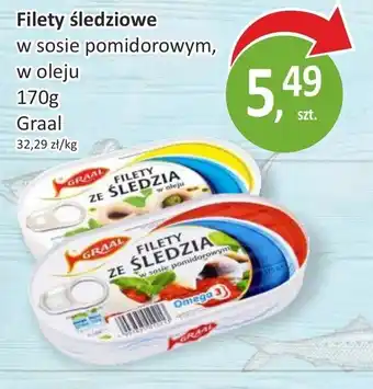 Passa Graal Filety śledziowe w sosie pomidorowym, w oleju 170g oferta