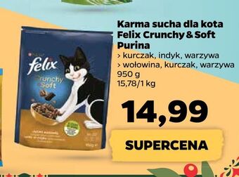 Karma sucha dla kota felix crunchy&soft purina