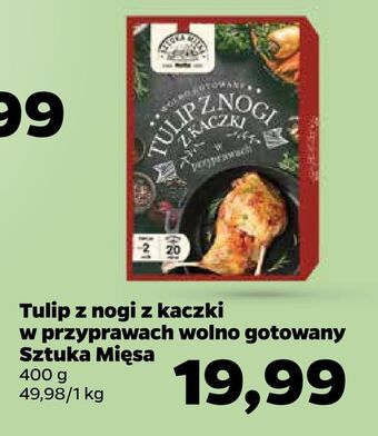 Netto Tulip z nogi z kaczki w przyprawach wolno gotowany sztuka mięsa oferta
