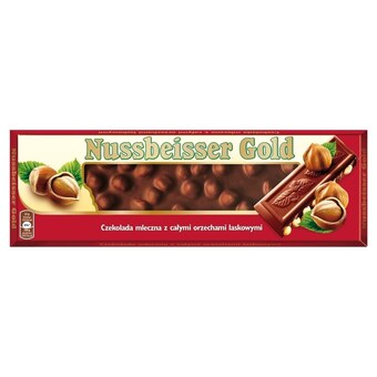 Stokrotka Nussbeisser czekolada mleczna z całymi orzechami laskowymi 220 g oferta