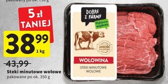Intermarche Stek dobre z farmy oferta