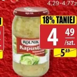 API MARKET Rolnik kapusta kwaszona 850 g oferta