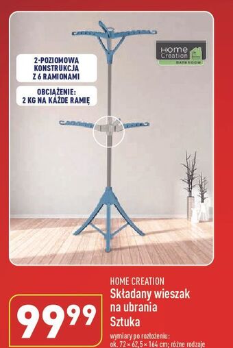 ALDI Wieszak na ubrania home creation oferta