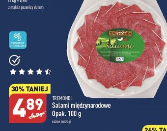 ALDI Salami międzynarodowe tremondi oferta