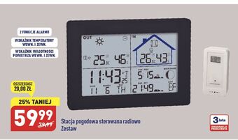 ALDI Stacja pogodowa sterowana radiowo oferta