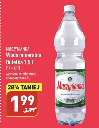ALDI Woda gazowana muszynianka oferta