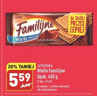ALDI Wafle śmietankowe jutrzenka familijne oferta