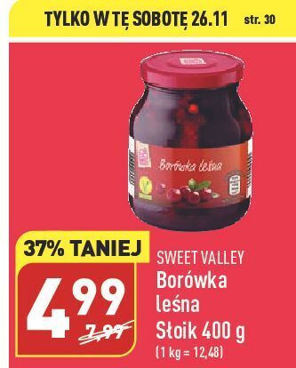 ALDI Borówka leśna sweet valley oferta