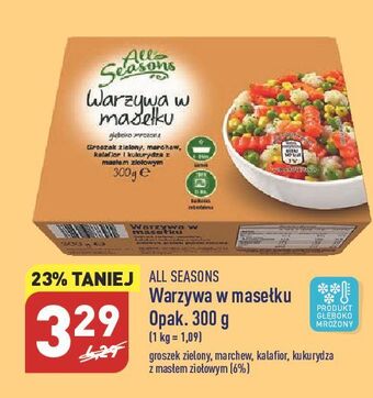 ALDI Warzywa w masełku all seasons oferta