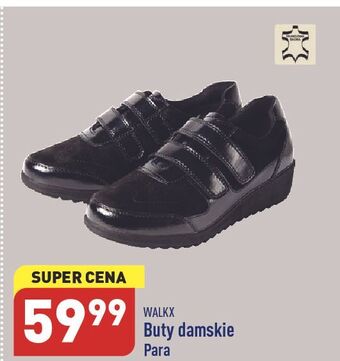 ALDI Buty skórzane damskie walkx oferta