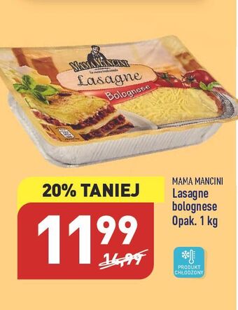 ALDI Lasagne bolognese mama mancini oferta