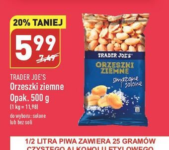 ALDI Orzeszki ziemne solone trader joe's oferta