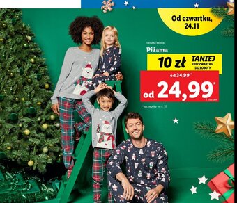 Lidl Piżama damska świąteczna oferta
