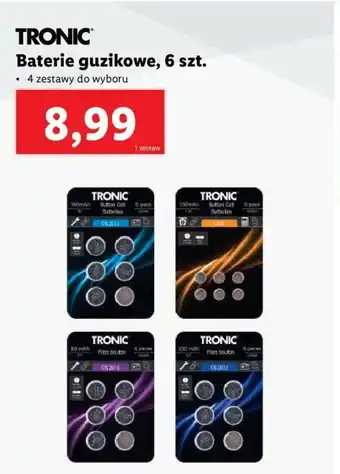 Lidl Baterie guzikowe 6szt. oferta