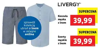 Lidl Szorty męskie z lnem oferta