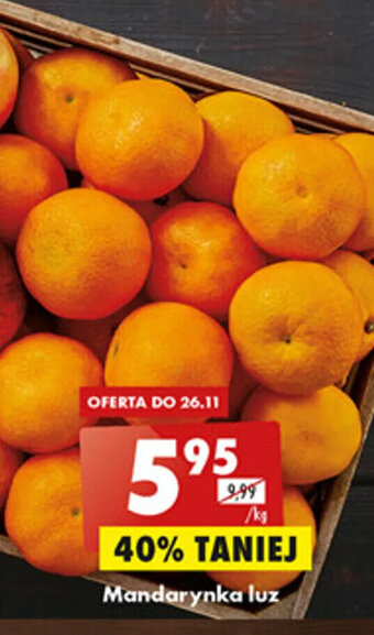 Biedronka Mandarynka luz 1kg oferta