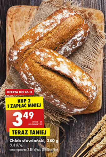 Biedronka Chleb słowiański 380g oferta