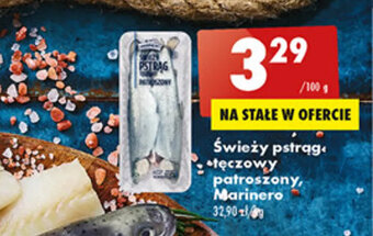 Biedronka Marinero Świeży pstrąg tęczowy patroszony 100g oferta