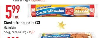 Ciasto francuskie xxl henglein
