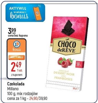 E.Leclerc Czekolada malinowa choco dereve oferta