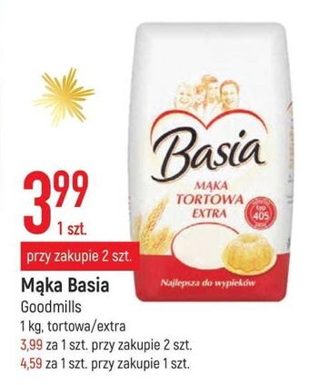 Mąka tortowa extra basia