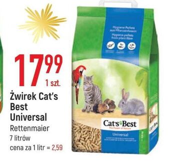 E.Leclerc Żwirek drewniany uniwersalny cat's best oferta