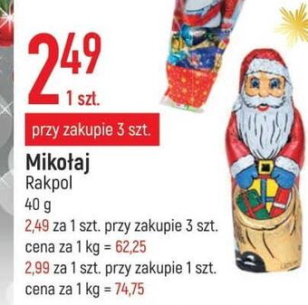 E.Leclerc Mikołaj z czekolady rakpol oferta