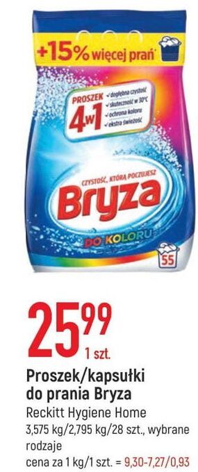 E.Leclerc Proszek do prania kolor bryza oferta