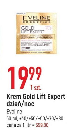 E.Leclerc Krem do twarzy na dzień i noc 70+ eveline gold lift expert oferta