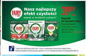 E.Leclerc Tabletki do zmywarek lemon fairy platinum oferta