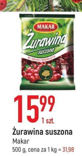 E.Leclerc Żurawina suszona makar oferta