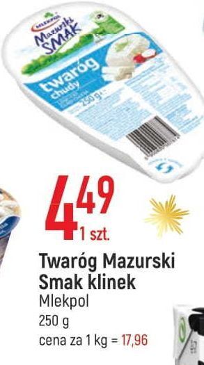 E.Leclerc Twaróg chudy mazurski smak oferta