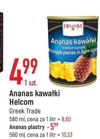 E.Leclerc Ananas plastry helcom oferta