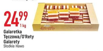 E.Leclerc Galaretka tęczowa kostka słodkie hawo oferta