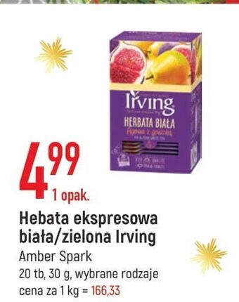 E.Leclerc Herbata biała figa z gruszką irving oferta