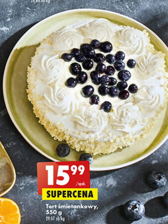 Biedronka Tort śmietankowy 550g oferta