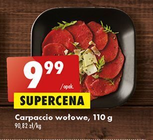 Biedronka Carpaccio wołowe oferta