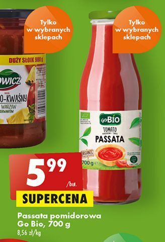 Biedronka Passata classic gobio oferta