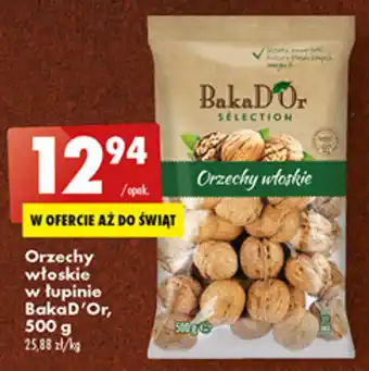 Biedronka BakaD'Or Orzechy włoskie w łupinie 500 g oferta