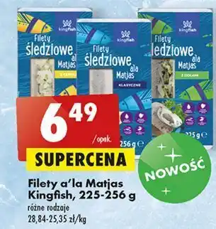 Biedronka Filety śledziowe ala matjas z ziołami kingfish oferta