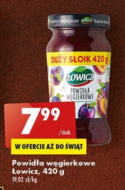 Biedronka Powidła węgierkowe łowicz oferta