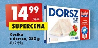 Biedronka Dorsz filet kostka abramczyk oferta