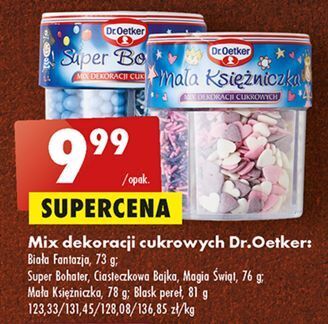 Biedronka Super bohater mix dekoracji cukrowych dr. oetker oferta