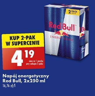 Biedronka Napój energetyczny red bull oferta