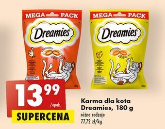 Biedronka Przysmak dla kota z kurczakiem dreamies oferta