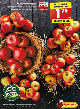 Biedronka Jabłka kulinarne oferta
