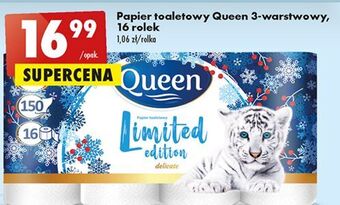 Biedronka Papier toaletowy biały queen oferta
