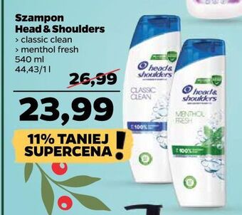 Szampon do włosów classic clean head&shoulders