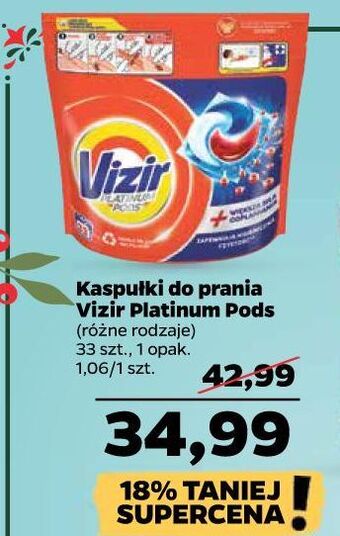 Netto Kapsułki do prania vizir platinum pods oferta